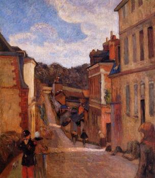 Paul Gauguin : Rue Jouvenet, Rouen